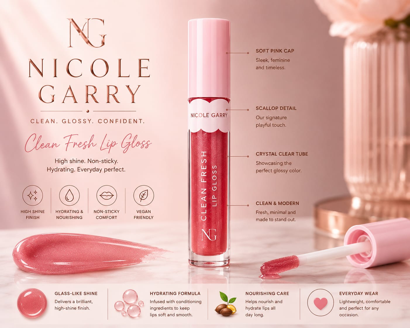 Clean Fresh Lip Gloss product details